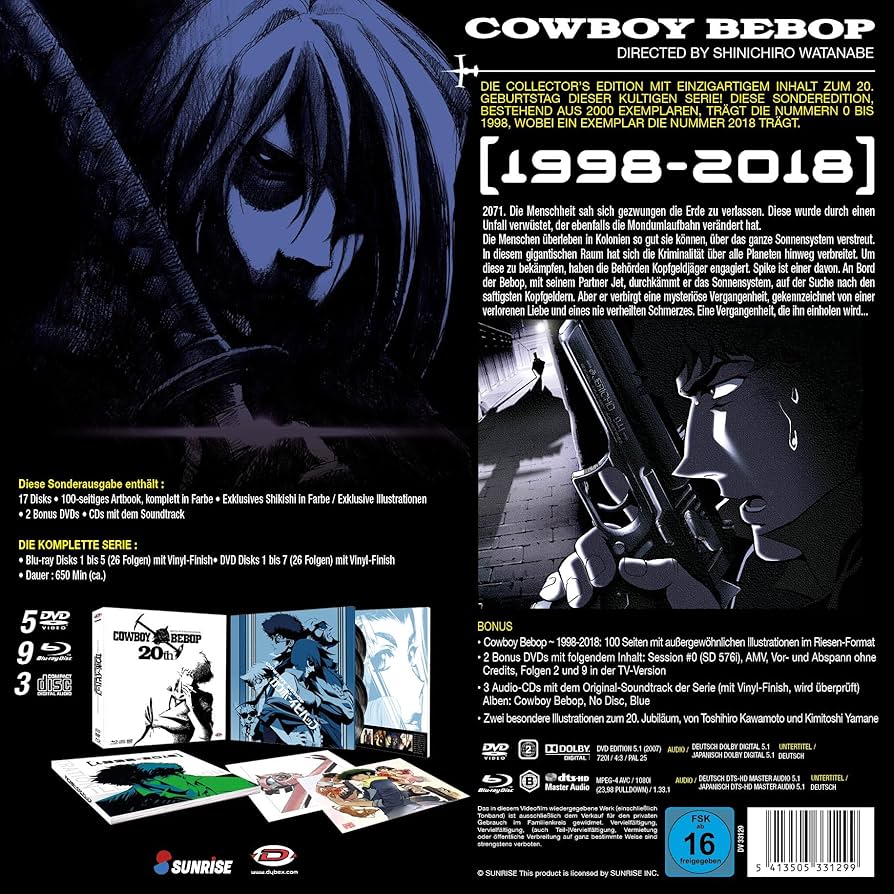 Cowboy Bebop - 20th Anniversary Complete Box - White Vinyl